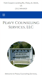 Mobile Screenshot of peavycounselingservices.com